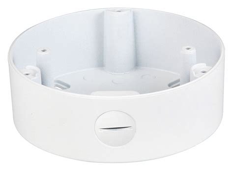 junction box round box|shallow round exterior electrical box.